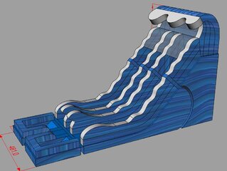 Ocean Pacific Double slide w pool 24 ' H