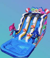  Baby Shark  Double Slide w poolwet or dry 30 L 15 W 19 H