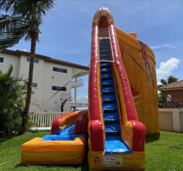 twister  Volcano slide wet or dry 25 x 21 x 26 on cement only