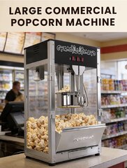 Large commercial popcorn machine