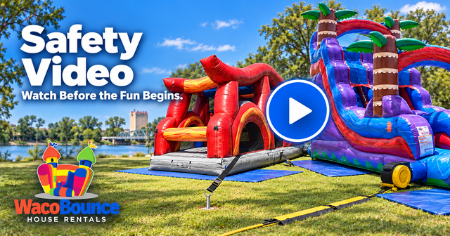 Kids safety video for bounce house and water slide rentals