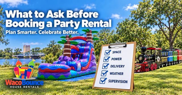 What to ask before booking a party rental company in Waco TX
