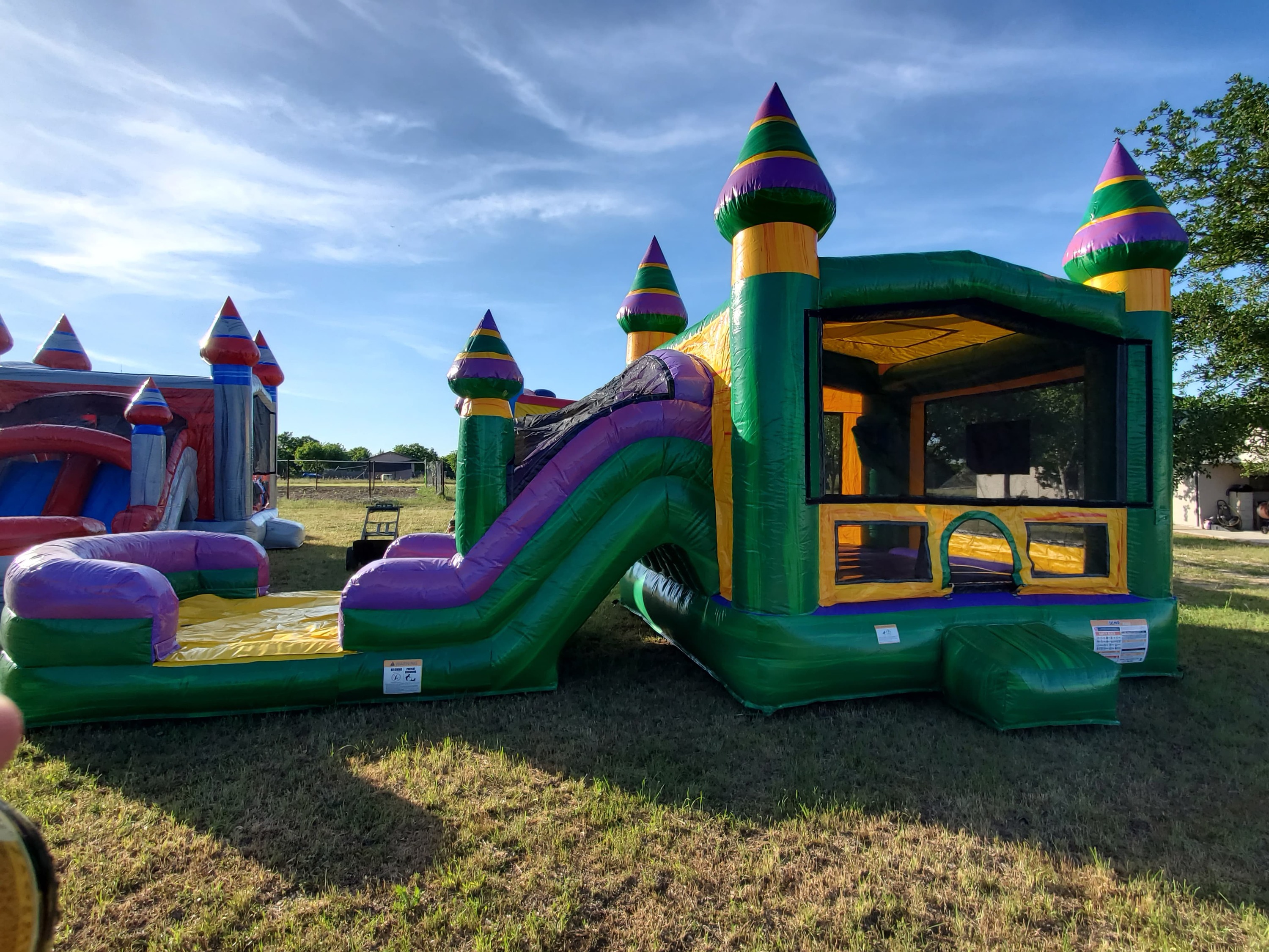 Amazon River Dual Lane Combo Water slide| Waco Bounce House Rentals