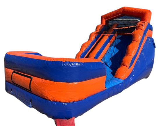 15ft Orange Lagoon Water Slide