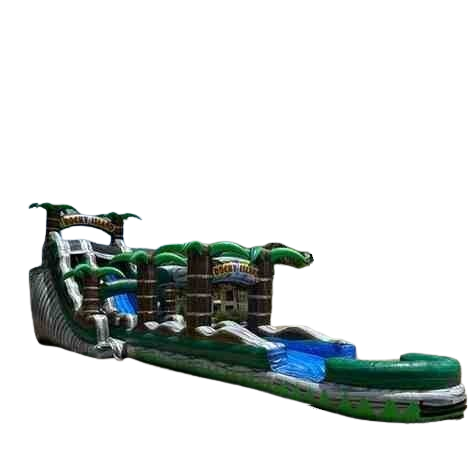 18ft Rocky Island Water Slide w/Slip N Slide