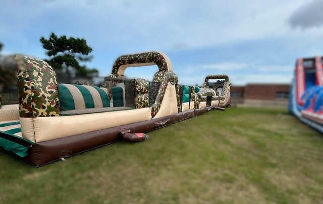 105ft Camo Obstacle Course