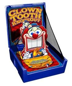 Clown Tooth Knockdown Carnival Game