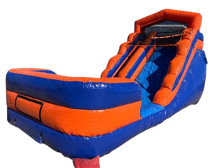 15ft Orange Lagoon Water Slide