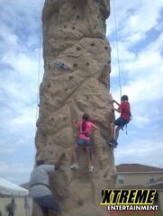 24ft 3 Station Rock Climbing Wall
