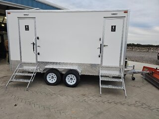 4 Station Luxury Bathroom Trailer 