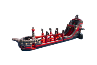 32ft Pirate Dual Lane Water Slide 