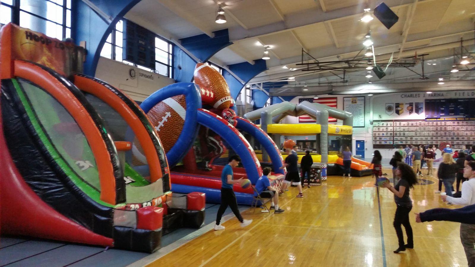 Hoop Zone Inflatable Basketball Game Rental Chicago IL