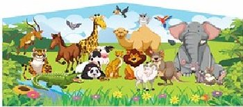 Banner - Zoo Animals