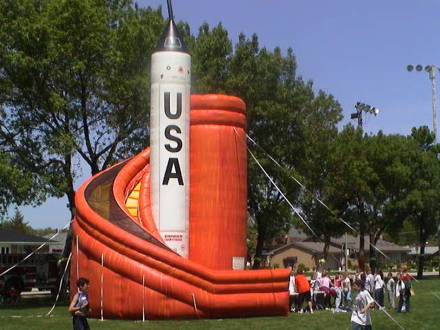 36ft. USA Rocket Slide