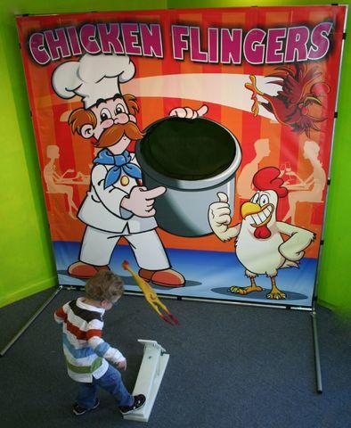Chicken Flinger Frame Game