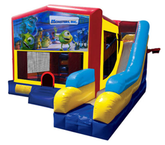 Monsters Inc Bounce House Combo 7n1