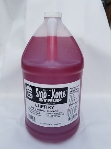 Sno-Cone Gallon Cherry Flavor