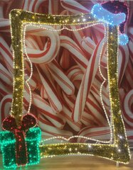 Candy Cane Photo Backdrop