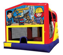 Construction Bounce House Combo 4n1