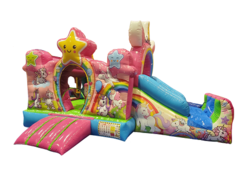 Unicorn Toddler Bounce Slide Combo