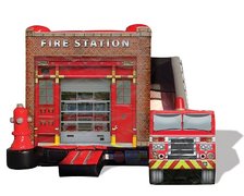 Fire Station Bounce Slide Combo