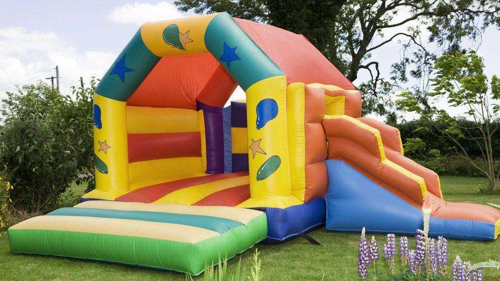 Inflatable bounce house rental by TUSKany Events Inflatable bounce house rental by TUSKany Events