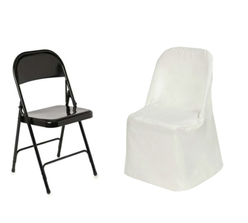 Ivory Folding Chair Cover
