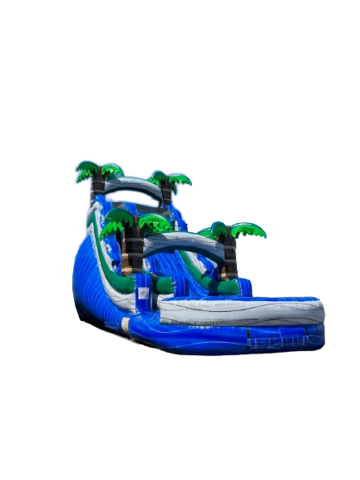 18ft Boulder Stone Water Slide