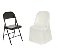 Ivory Folding Chair Cover