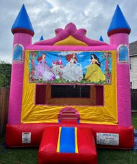 Pink Castle Bounce House