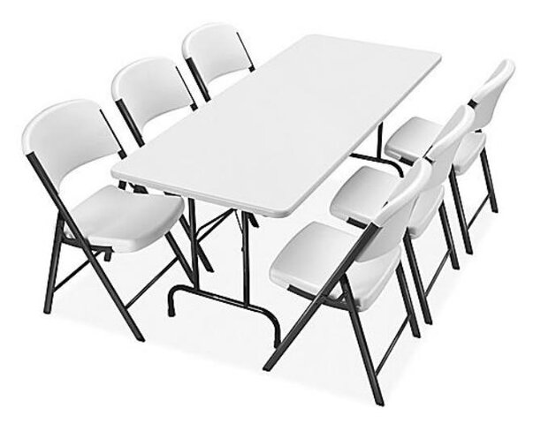 1 Table and 6 Chairs