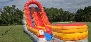 Red Wave Water Slide