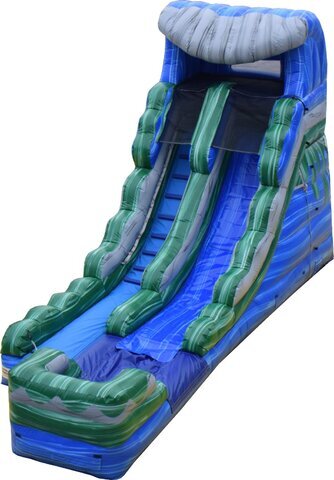 16ft Tsunami Water Slide w/ Splash Pad