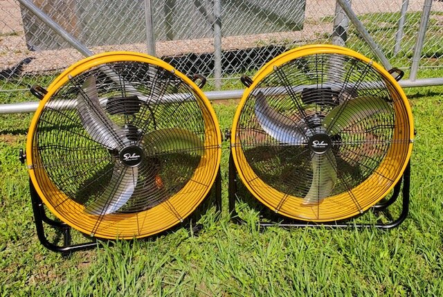 MISC001 24 INCH FAN YELLOW