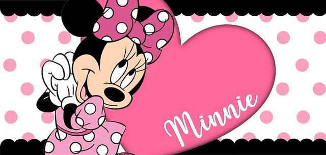 Minnie Pink Banner-Large