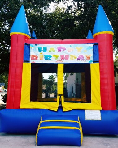 BH008 Bounce House PRIMARY COLORS