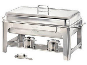MISC003 Chafing Dish Square with two chafing fuel