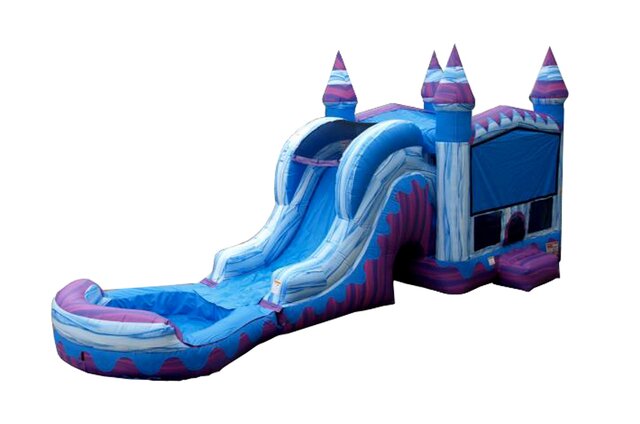 Fantasy Water Slide Combo with Pool