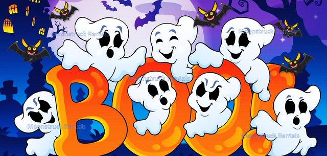 Halloween Banner Boo Boo-Large