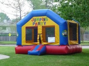 004 Bounce House Package with two tables, 20 chairs & any concession