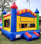 BH015 Bounce House Primary Colors