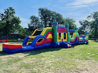 65' Castle Obstacle Course - Wet or Dry
