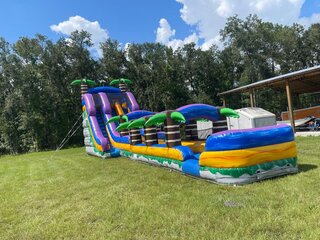 22ft Cowabunga Dual Lane Water Slide with Slip and Slide