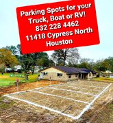 Parking Spots for Cars, Trucks, Food Trucks, Boats & RV's