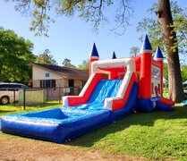 New HOLIDAY COMBO BOUNCY with SLIDE wet or dry! M010