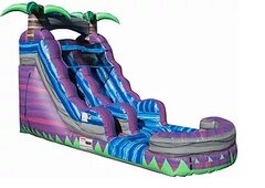 SS003 Single Lane Slide PURPLE RAIN TROPICS