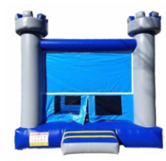 BH017 Bounce House Blue & Gray 