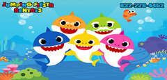 Baby Shark Banner-Large 95.5"L x 44.5"W