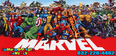 Marvel Superheroes Banner-Large 95.5"L x 44.5"W