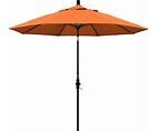 Orange Picnic Table Umbrella 